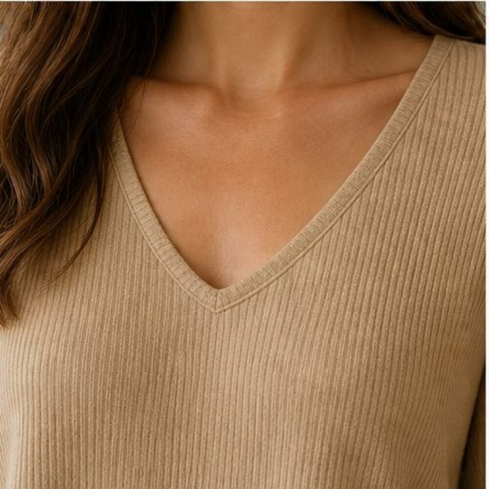 Rust Tunic Blouse - Picture 4 of 6